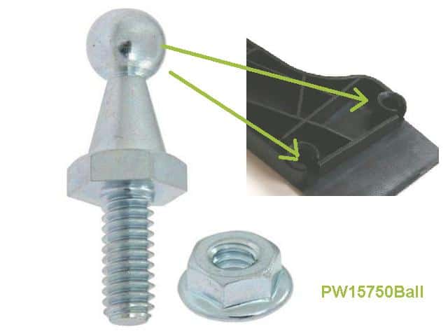 Accellerator Pedal BALL STUD: 58-70 GM various (ea)